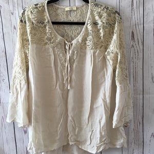 Cream blouse